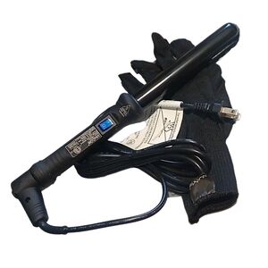 NuMe Black Curling Wand with Glove